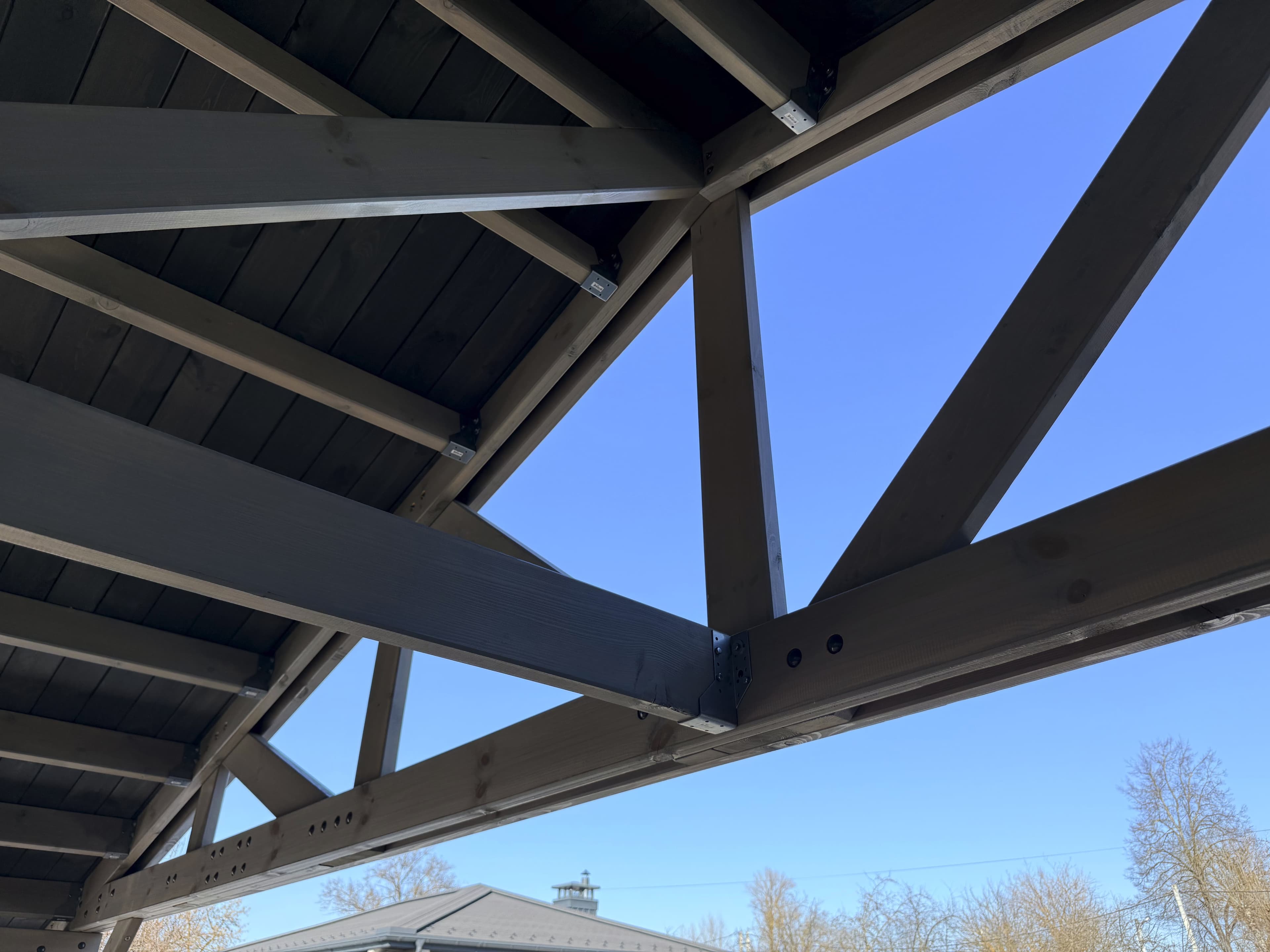 Навес для авто 7,5×6м - view 4