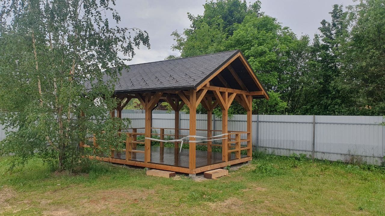 Беседки из бруса