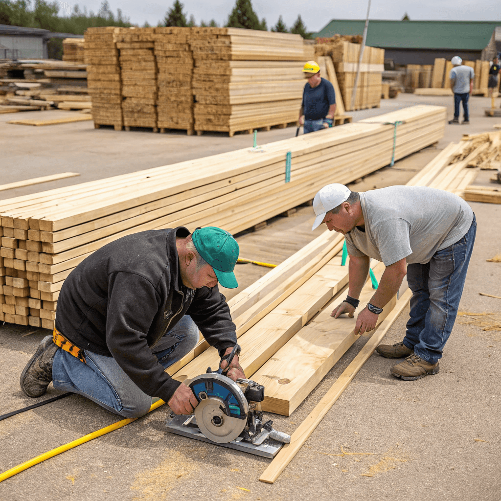 Обрабатываем пиломатериал до монтажа